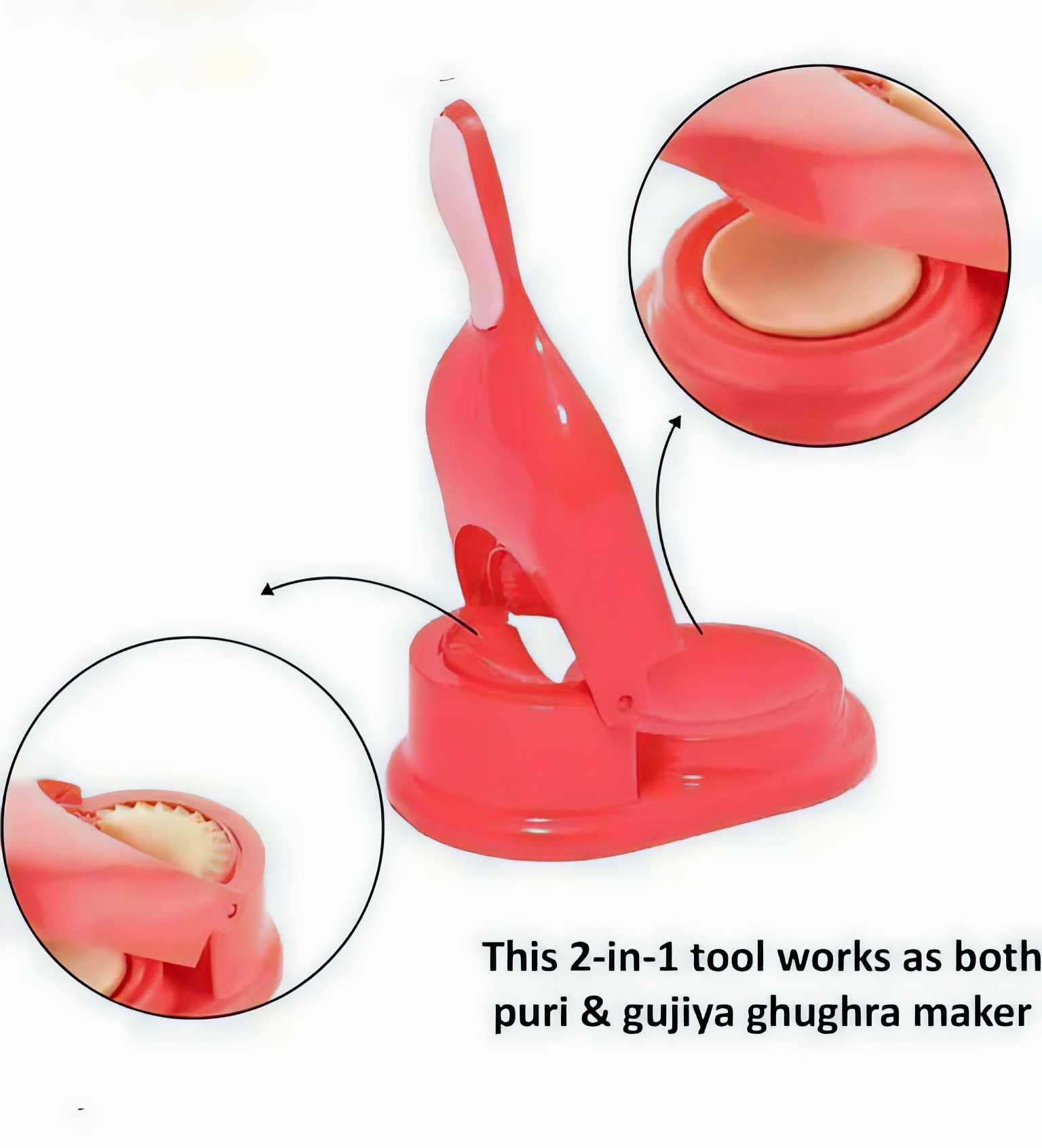 2-in-1 Dumpling Maker, Dough Press, and Mold - Image 2