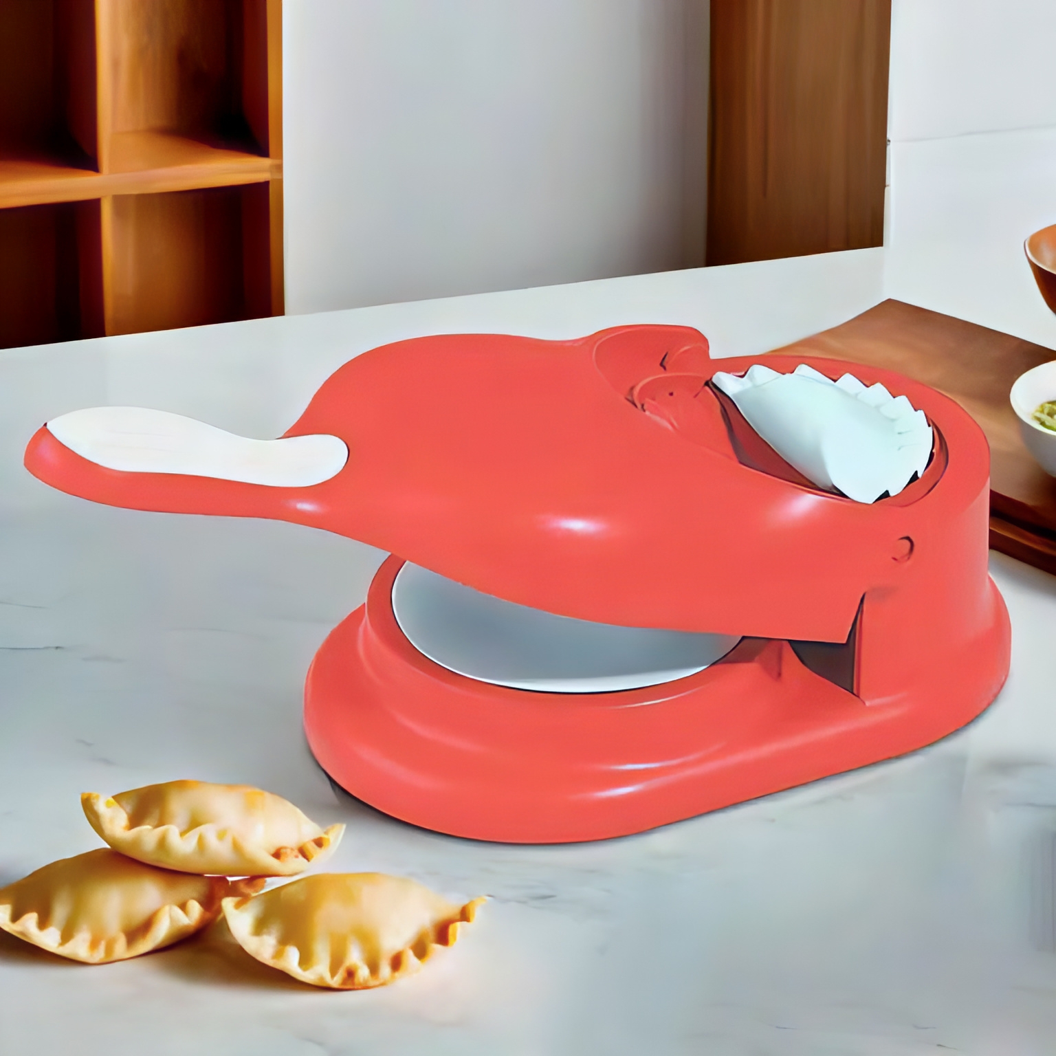 2-in-1 Dumpling Maker, Dough Press, and Mold