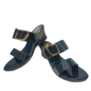 Classic Two-Strap Wedge Sandal